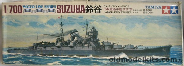 Tamiya 1/700 IJN Suzuya Heavy Cruiser, WLC003-250 plastic model kit